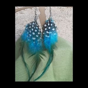 Reclaimed Retro Feather Earrings